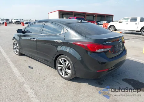 2014 Hyundai Elantra Limited из США, поврежденный, VIN KMHDH4AE7EU029602